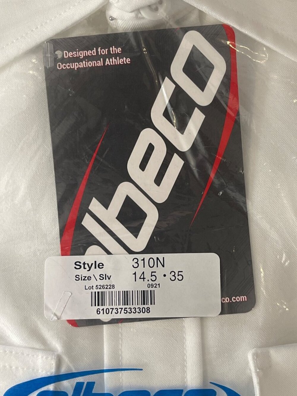 NWT Elbeco TexTrop2 Long Sleeve Shirt Mens 14.5-34/35 White 310N - Picture 2 of 5